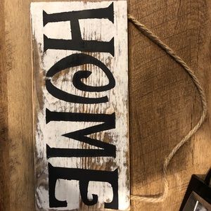 Brand new “HOME” sign